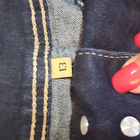 Raw 7 brand dark wash denim high waisted skinny jeans - Picture 5 of 8